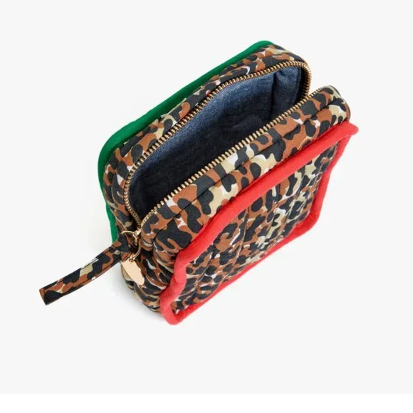 NWT Clare V. Lil Bijoux Case - Leopard print - Picture 3 of 11